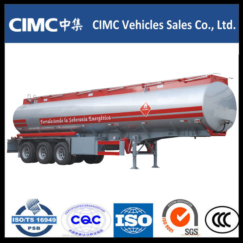 High Quality CIMC Fuel Tank Semi Trailer
